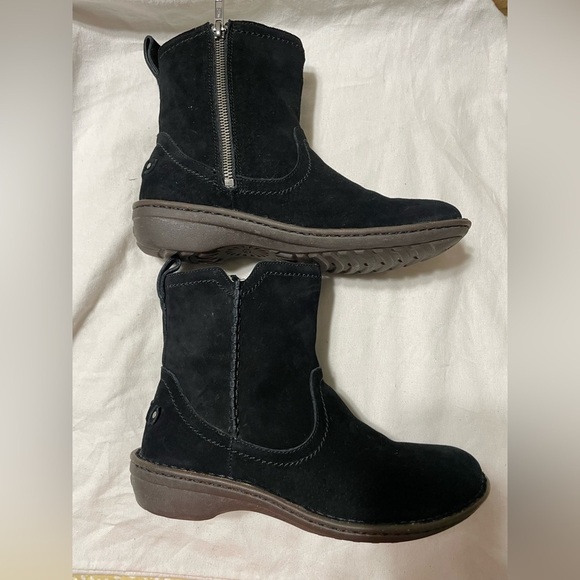 EUC UGG NEEVAH WOMEN BOOTS SUEDE BLACK US 8 - Picture 6 of 16
